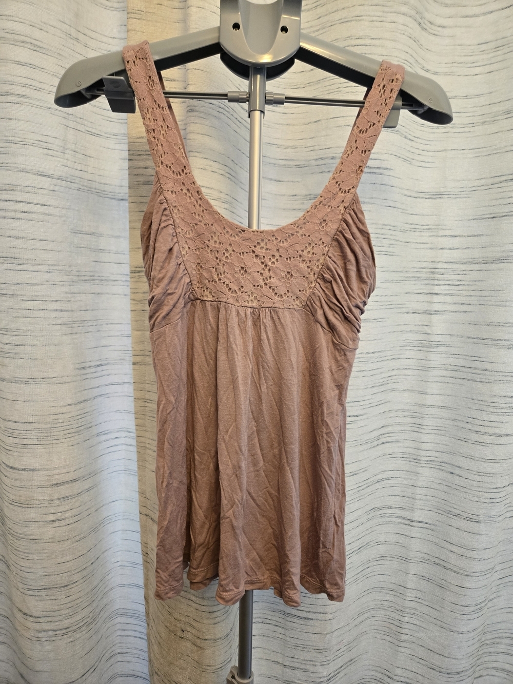 Soprano Lace Babydoll Tank Top Medium
